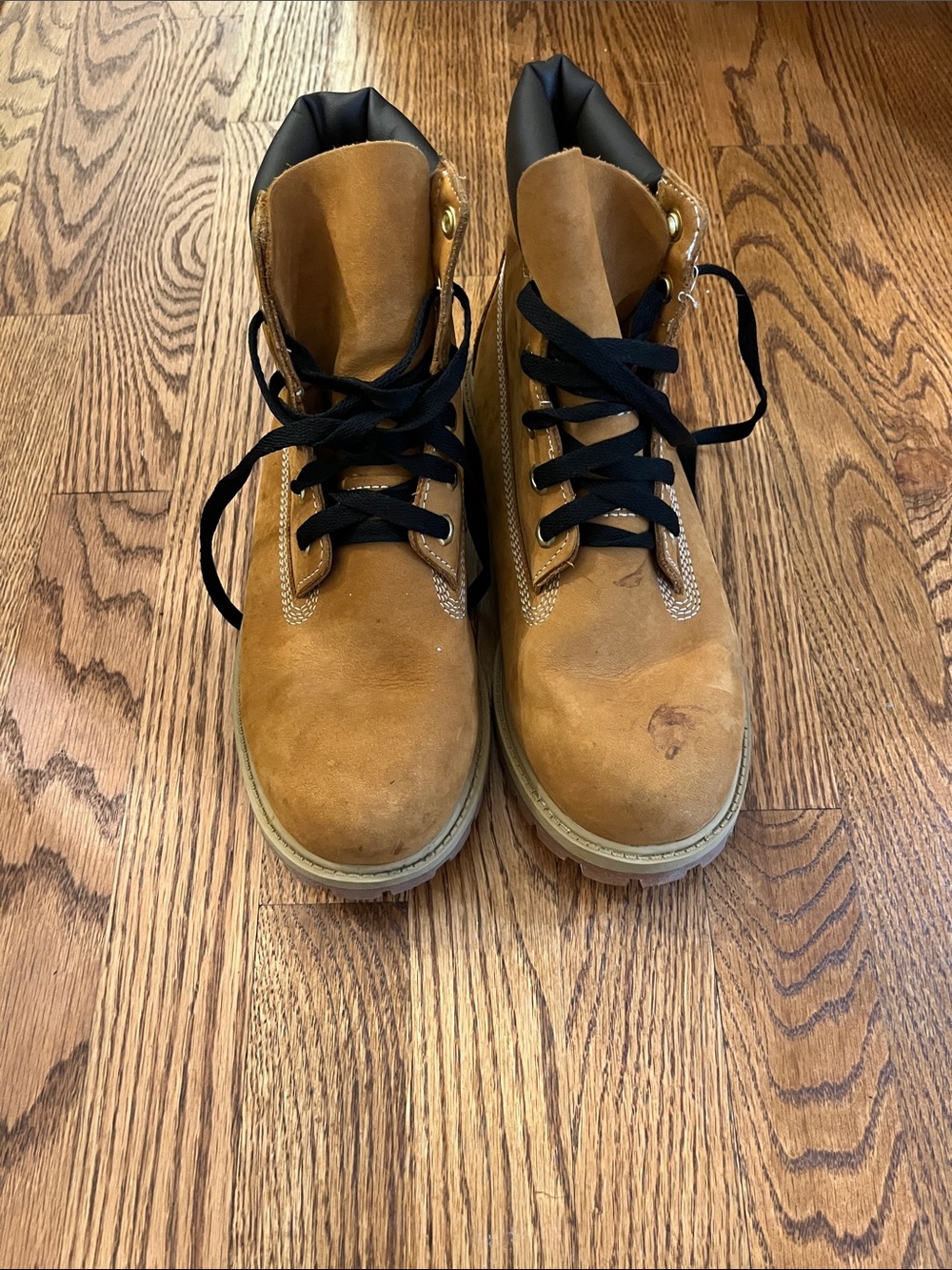 Timberland 6 Inch Boots 12909 Wheat Nubuck Men's Size 6/ Womens 7.5-8